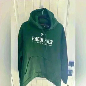 Under armor hoodie storm Frederick, Maryland University green men’s 2XL